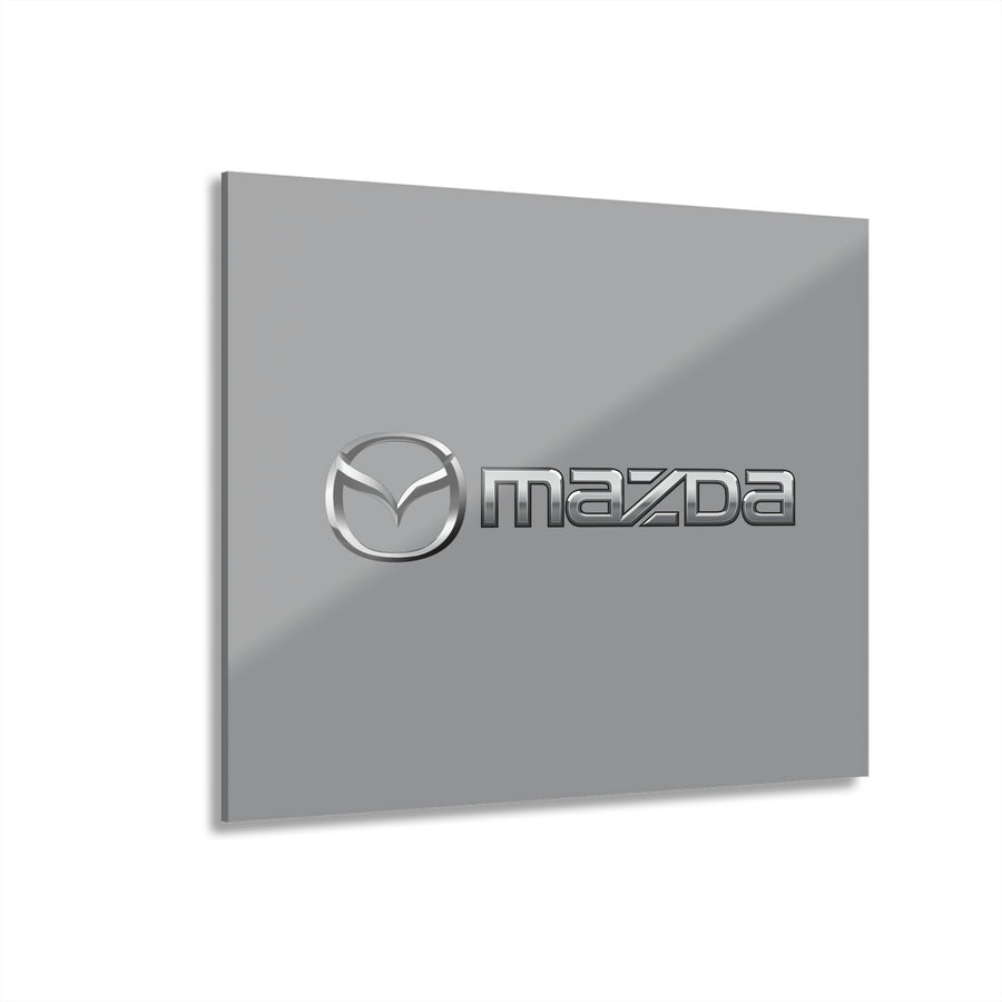 Grey Mazda Acrylic Prints (French Cleat Hanging)™
