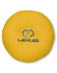 Yellow Lexus Tufted Floor Pillow, Round™