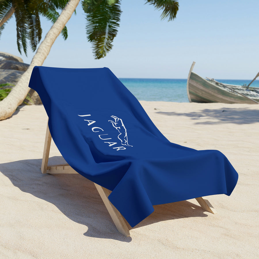 Dark Blue Jaguar Beach Towel™