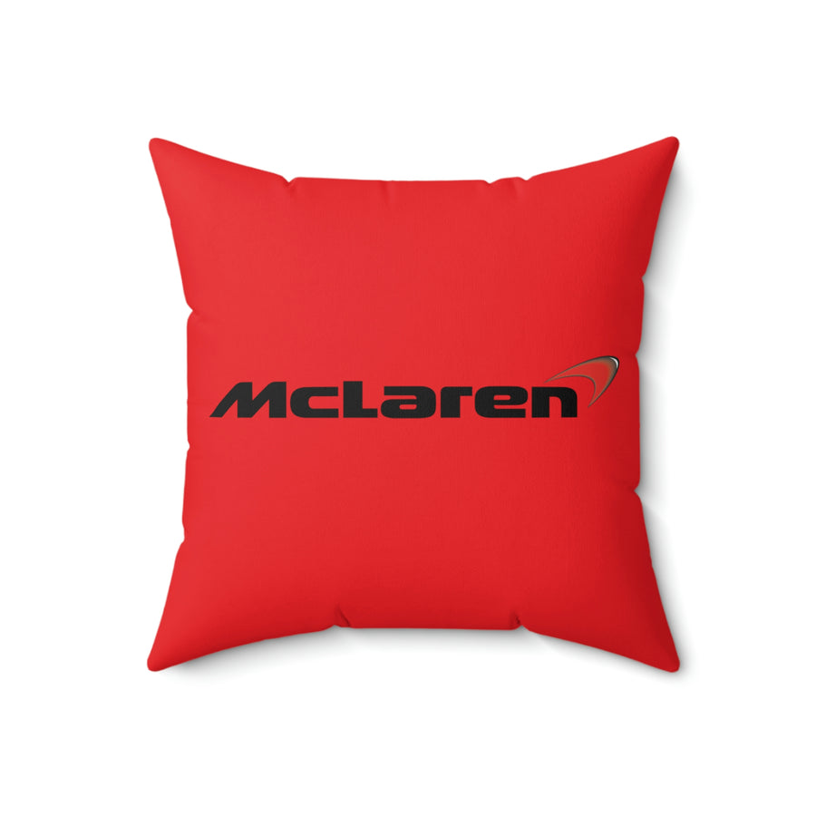 Red Mclaren Spun Polyester Square Pillow™