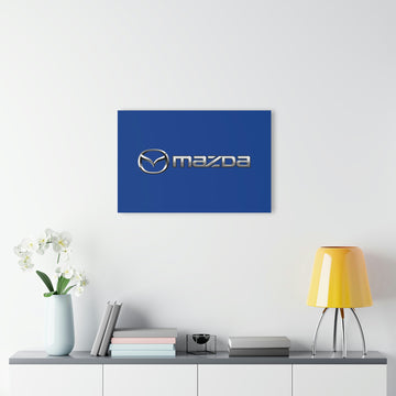 Dark Blue Mazda Acrylic Prints (French Cleat Hanging)™