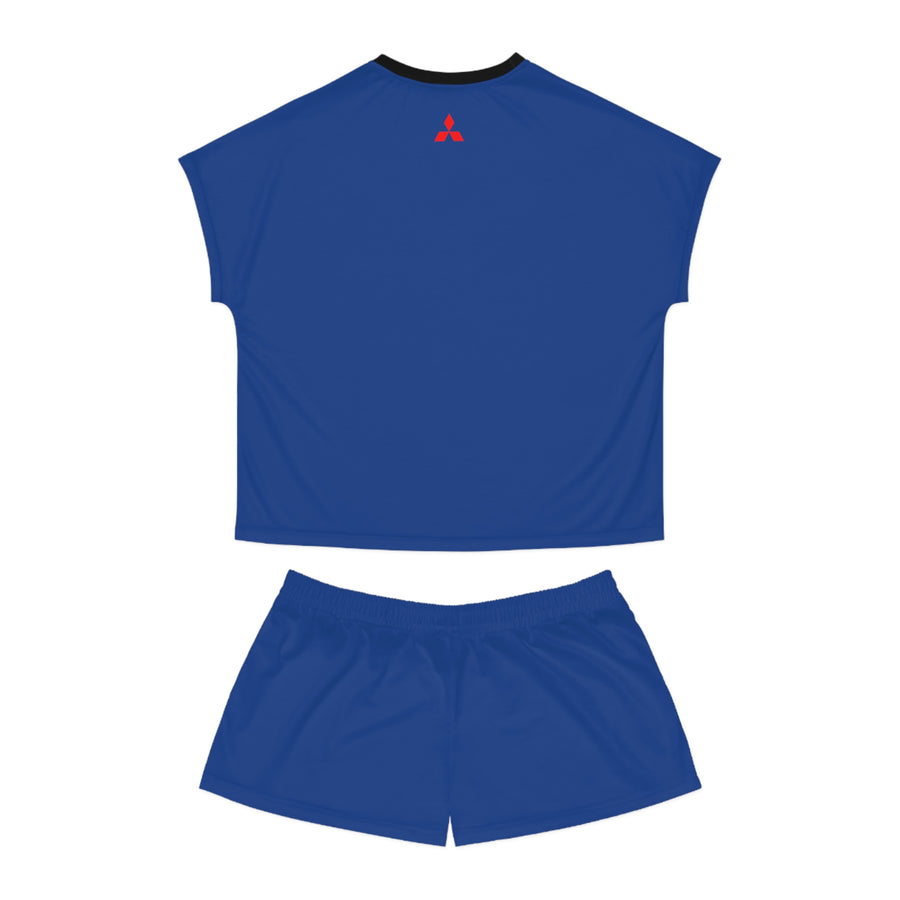 Women's Dark Blue Mitsubishi Short Pajama Set™