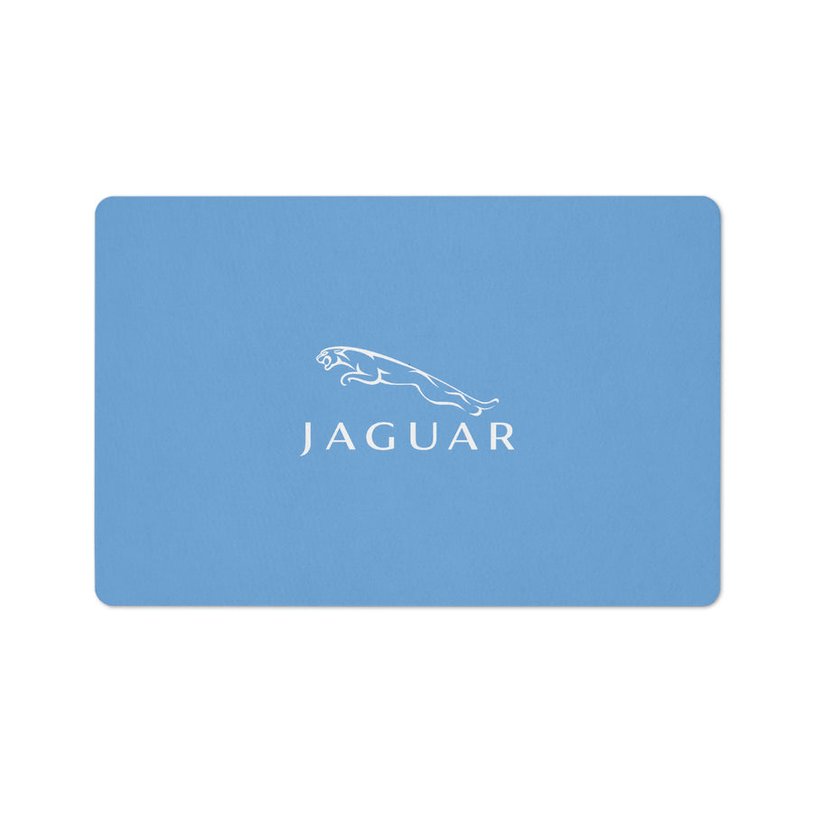 Light Blue Jaguar Floor Mat™