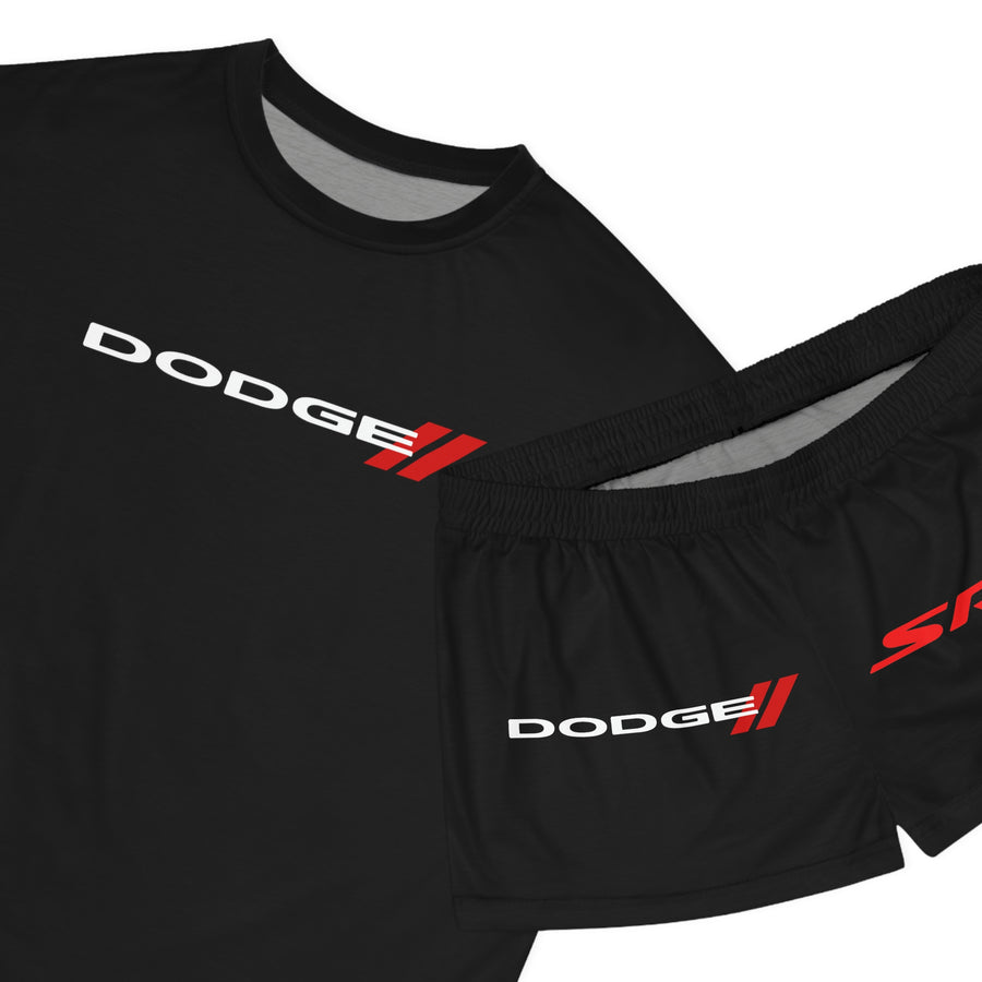 Women's Short Black Dodge Pajama Set™