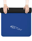 Dark Blue Jaguar Rubber Yoga Mat™