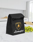 Black Lamborghini Polyester Lunch Bag™