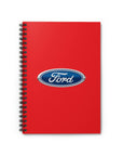 Red Ford Spiral Notebook - Ruled Line™