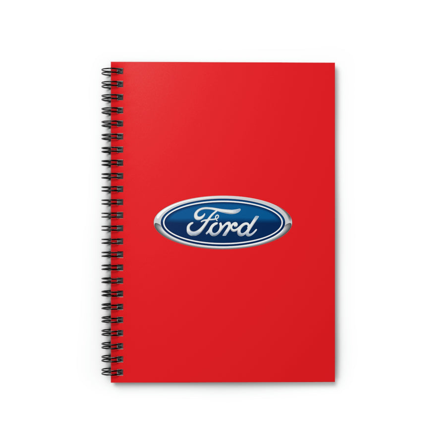 Red Ford Spiral Notebook - Ruled Line™