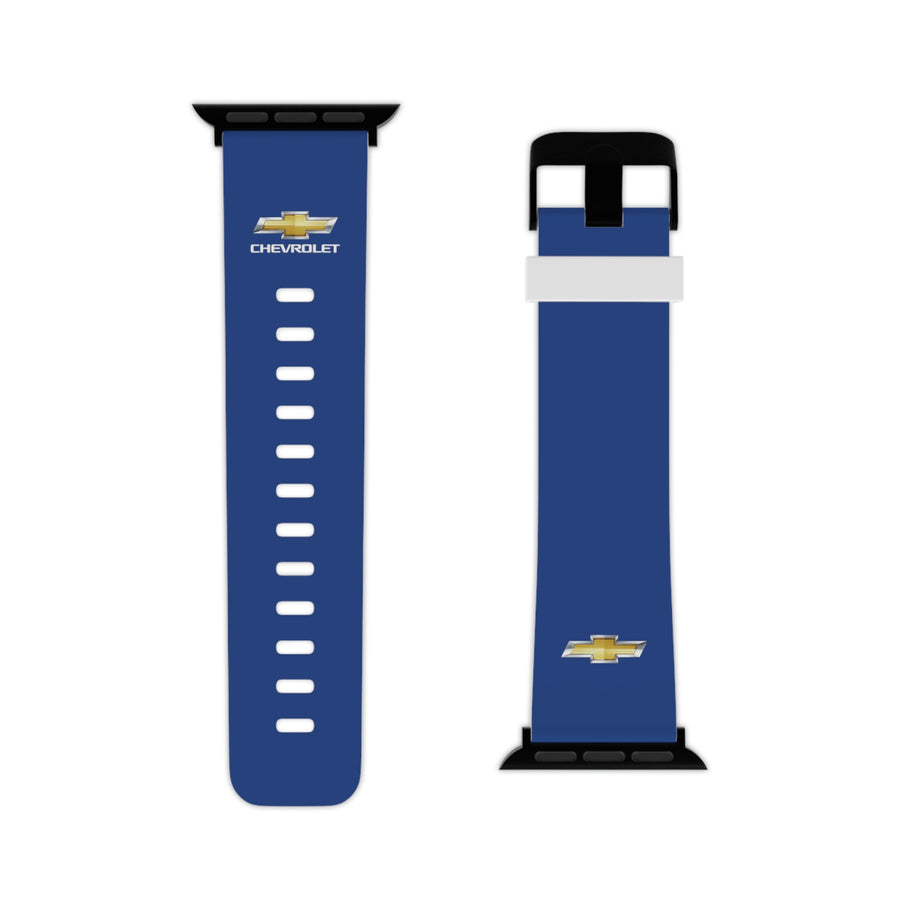 Dark Blue Chevrolet Watch Band for Apple Watch™