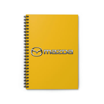 Yellow Mazda Spiral Notebook - Ruled Line™