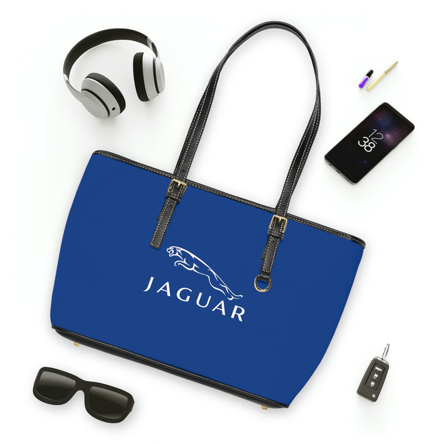 Dark Blue Jaguar Leather Shoulder Bag™