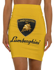 Women's Yellow Lamborghini Mini Skirt™