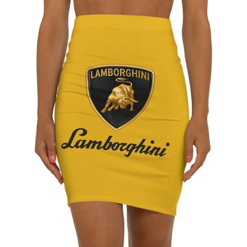 Women's Yellow Lamborghini Mini Skirt™