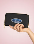 Black Ford Zipper Wallet™