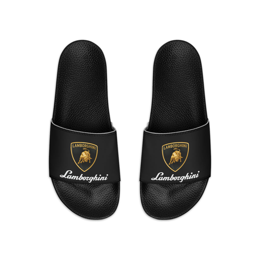 Unisex Black Lamborghini Slide Sandals™