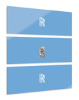 Light Blue Rolls Royce Acrylic Prints (Triptych)™