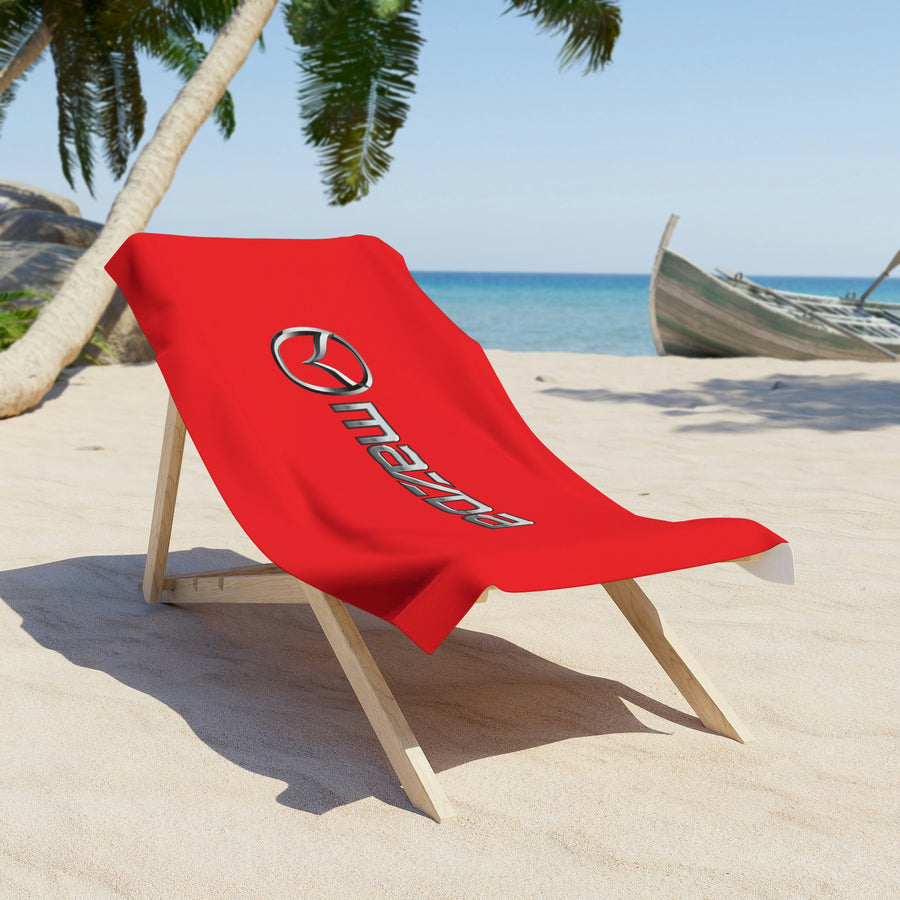 Red Mazda Beach Towel™