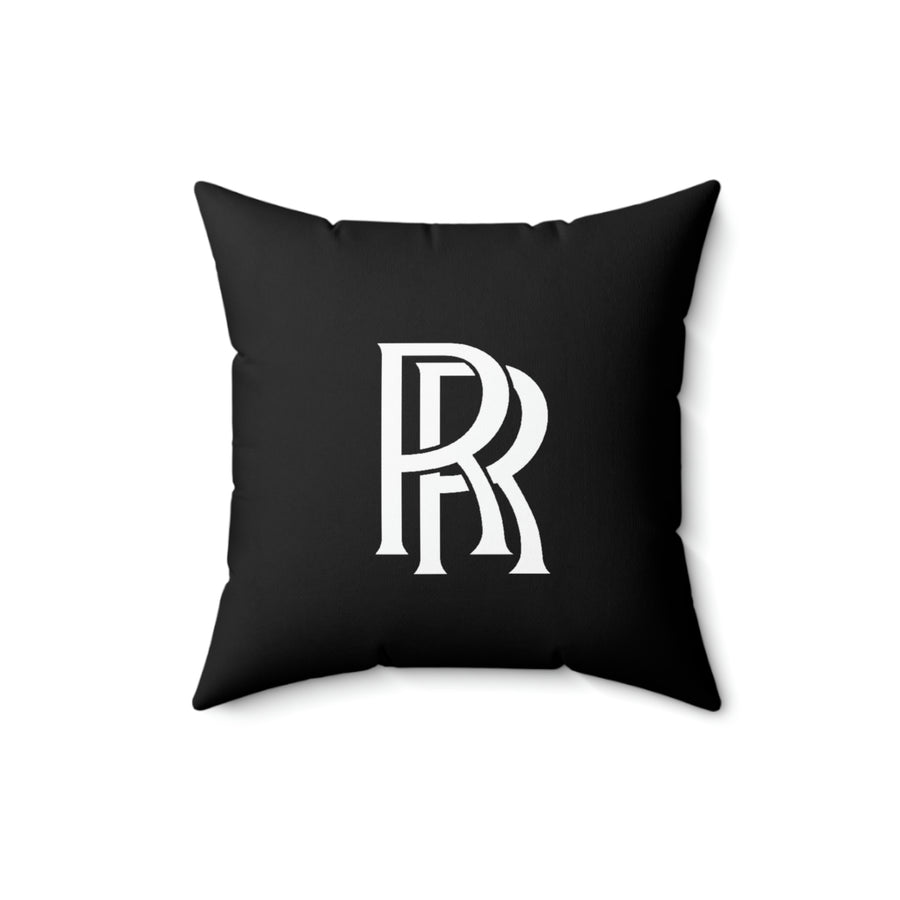 Black Rolls Royce Spun Polyester Square Pillow™