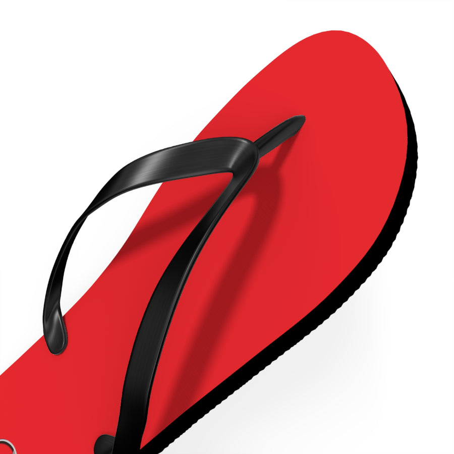 Unisex Red Lexus Flip Flops™