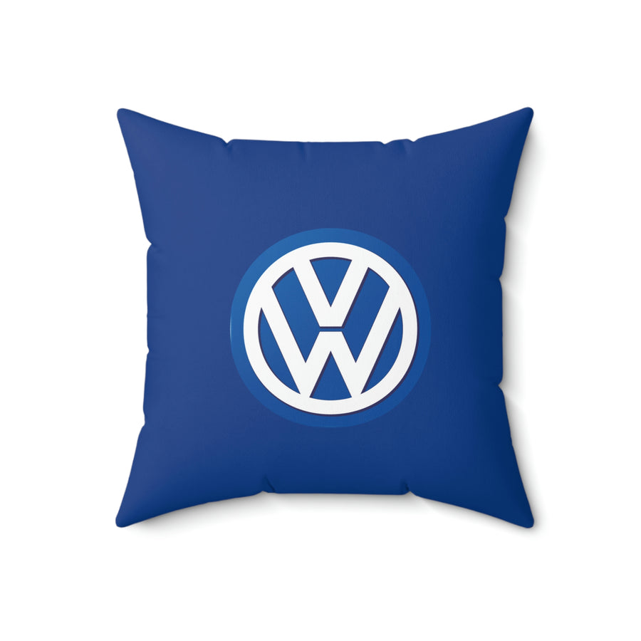 Dark Blue Volkswagen Spun Polyester Square Pillow™