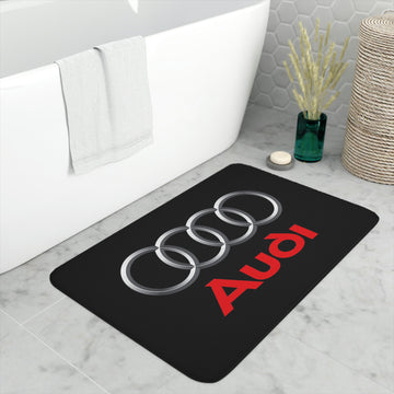 Black Audi Memory Foam Bath Mat™