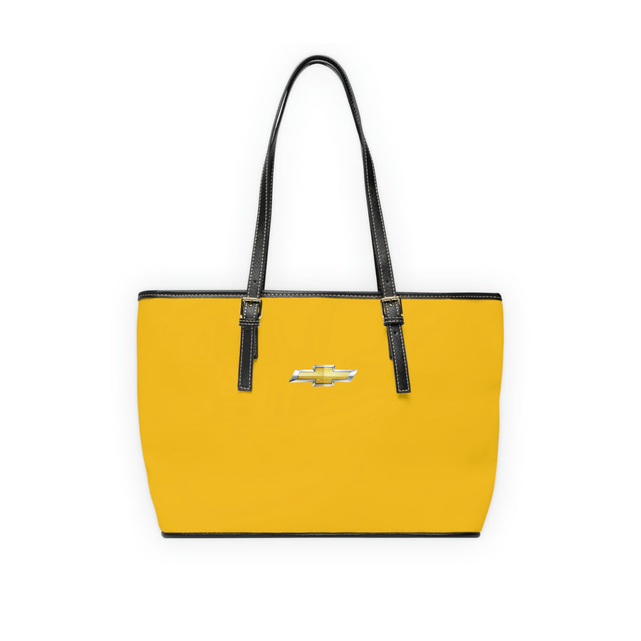 Yellow Chevrolet Leather Shoulder Bag™