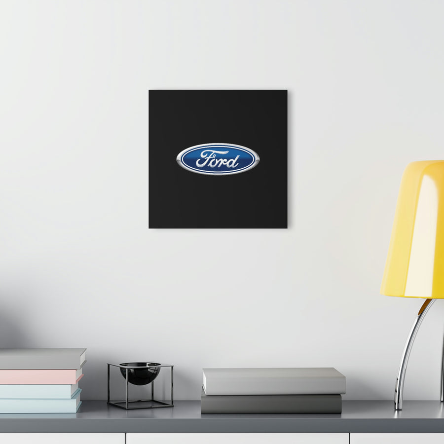 Black Ford Acrylic Prints (French Cleat Hanging)™