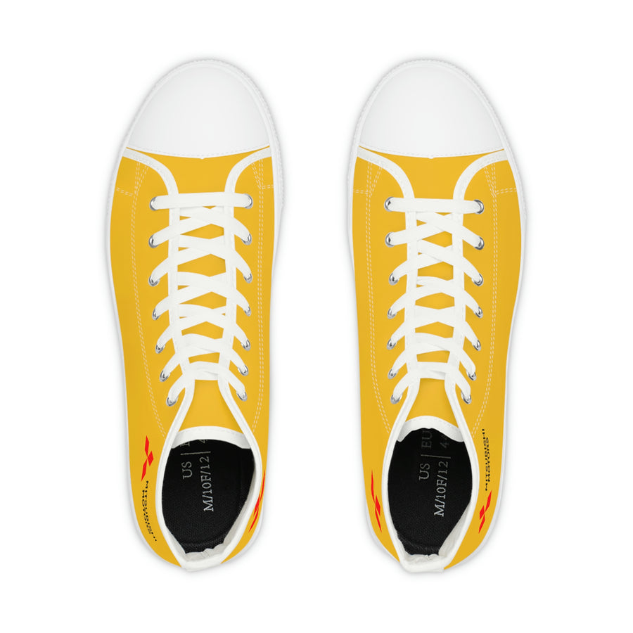 Men's Yellow Mitsubishi High Top Sneakers™