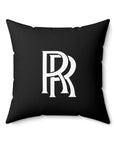 Black Rolls Royce Spun Polyester Square Pillow™