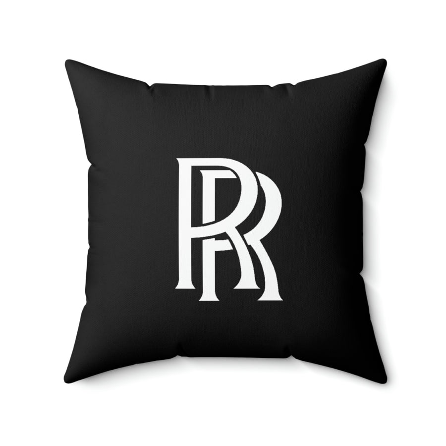 Black Rolls Royce Spun Polyester Square Pillow™