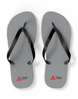 Unisex Grey Mitsubishi Flip Flops™