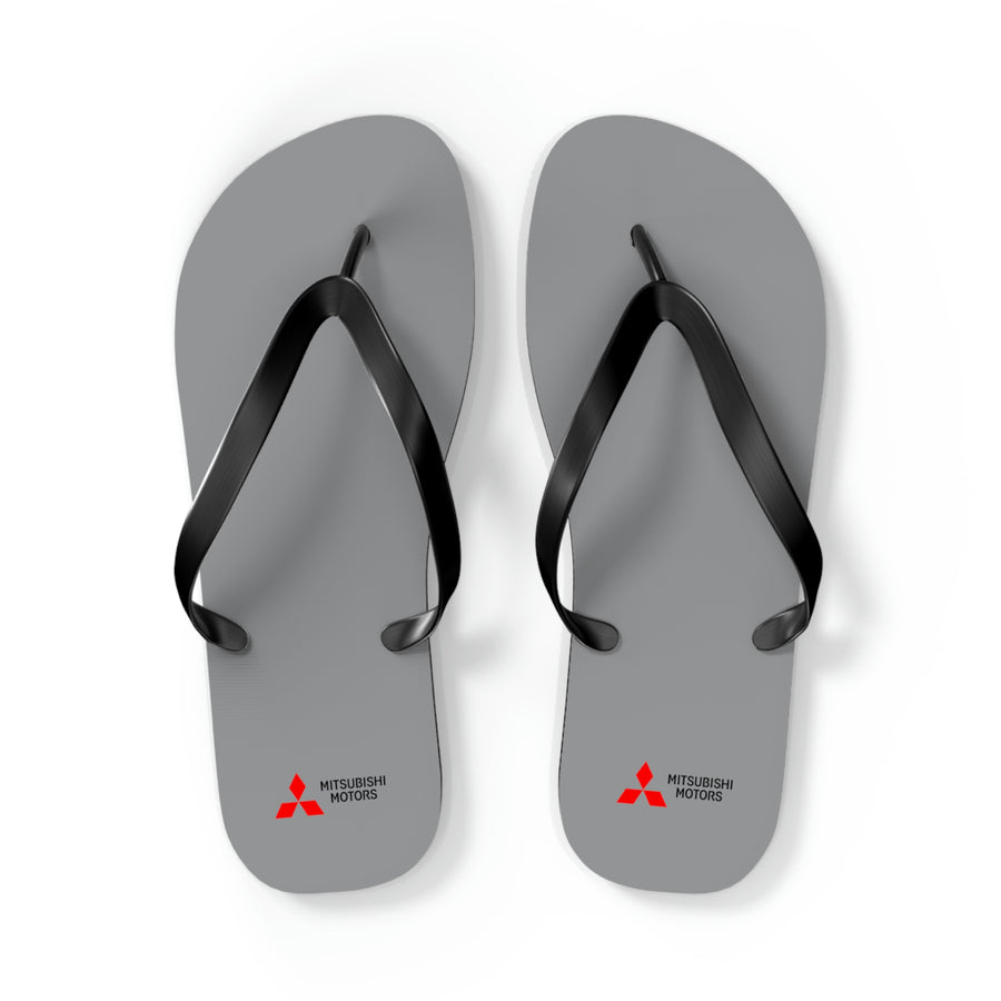 Unisex Grey Mitsubishi Flip Flops™