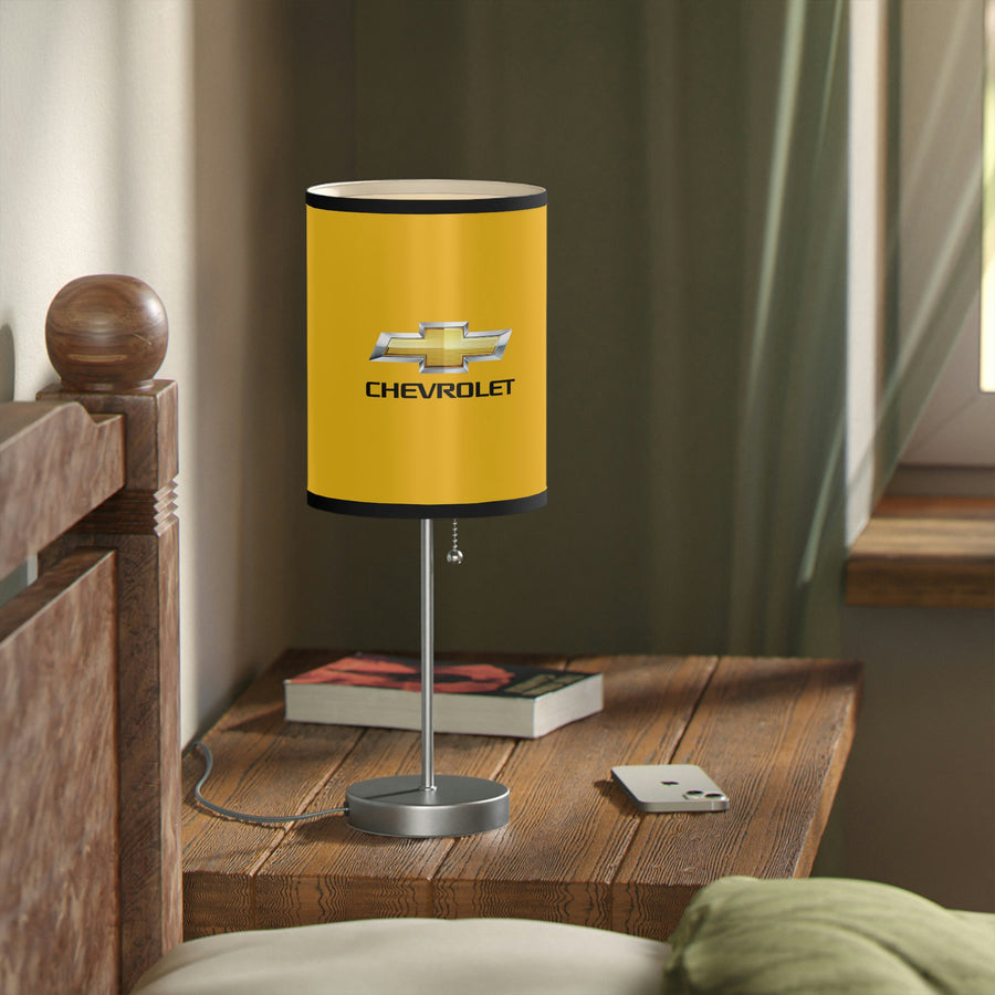 Yellow Chevrolet Lamp on a Stand, US|CA plug™