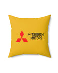 Yellow Mitsubishi Spun Polyester Square Pillow™