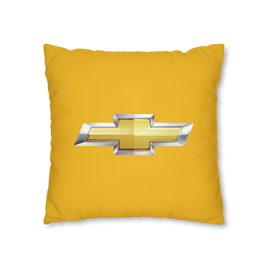 Yellow Chevrolet Spun Polyester pillowcase™