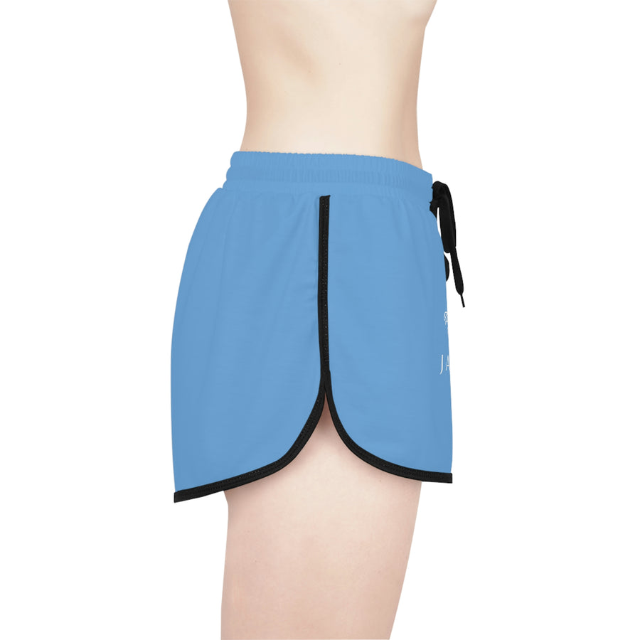 Women's Light Blue Jaguar Relaxed Shorts™