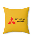 Yellow Mitsubishi Spun Polyester Square Pillow™