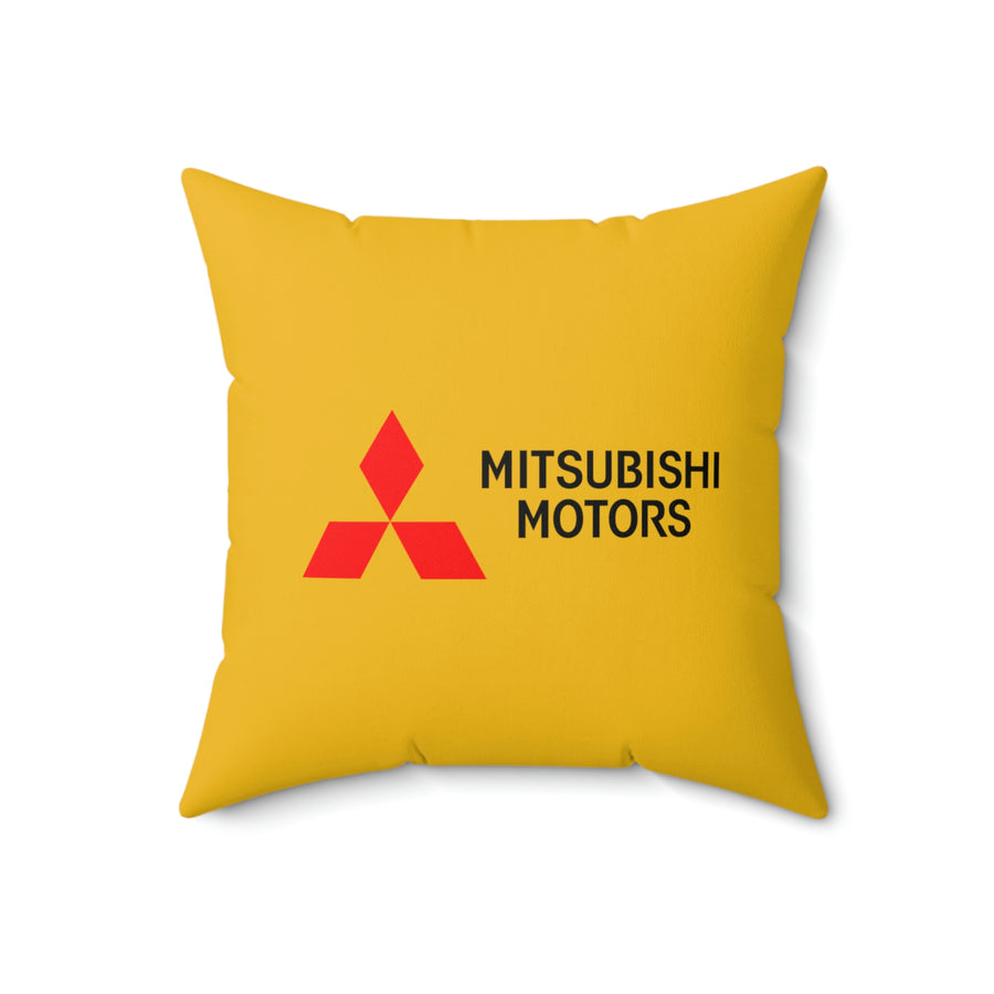 Yellow Mitsubishi Spun Polyester Square Pillow™