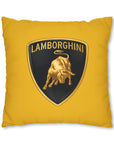 Yellow Lamborghini Spun Polyester pillowcase™