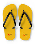 Unisex Yellow Mitsubishi Flip Flops™