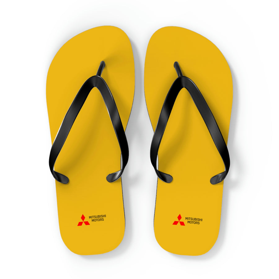 Unisex Yellow Mitsubishi Flip Flops™