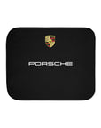 Black Porsche Sherpa Blanket, Two Colors™