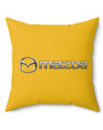 Yellow Mazda Spun Polyester Square Pillow™