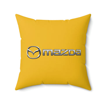 Yellow Mazda Spun Polyester Square Pillow™