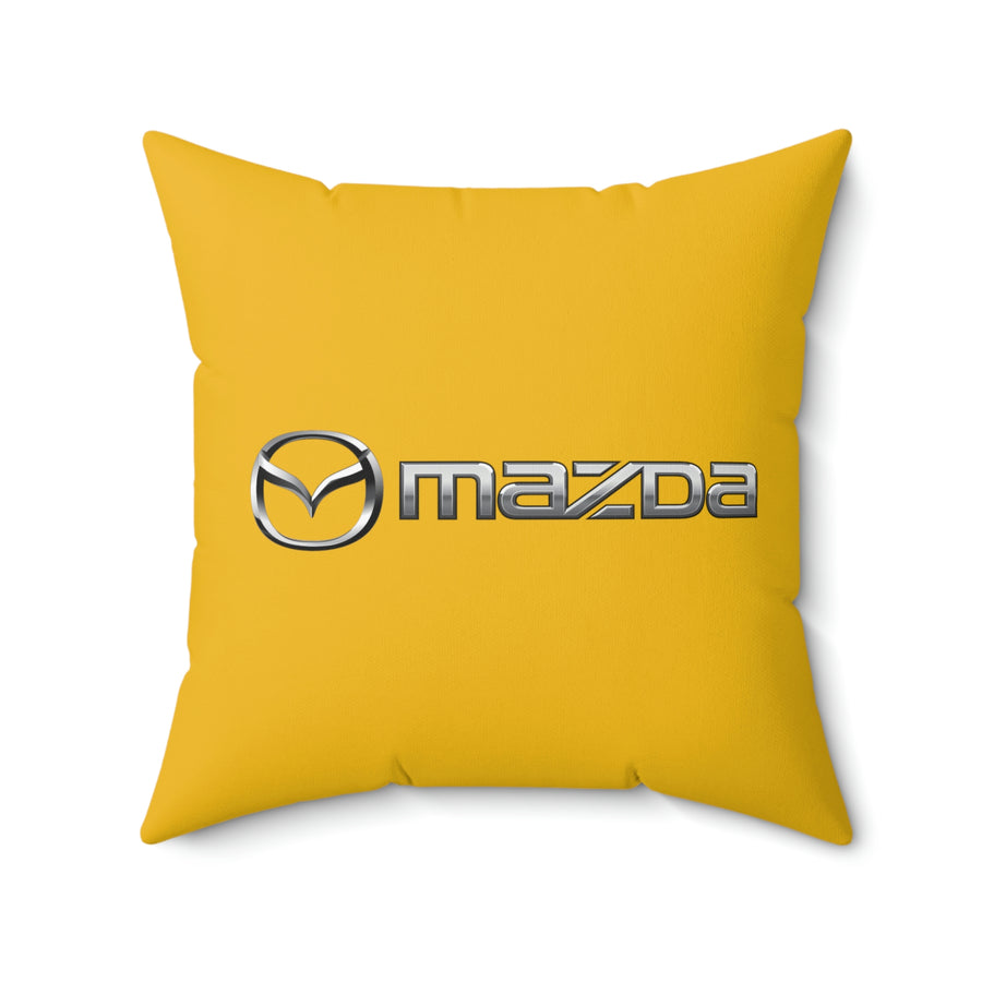 Yellow Mazda Spun Polyester Square Pillow™