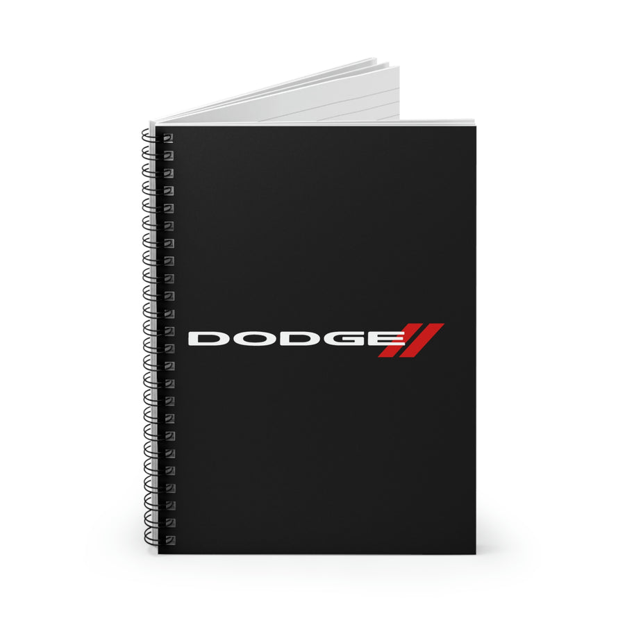 Black Dodge Spiral Notebook™