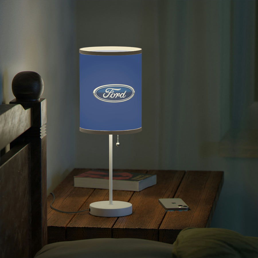 Dark Blue Ford Lamp on a Stand, US|CA plug™