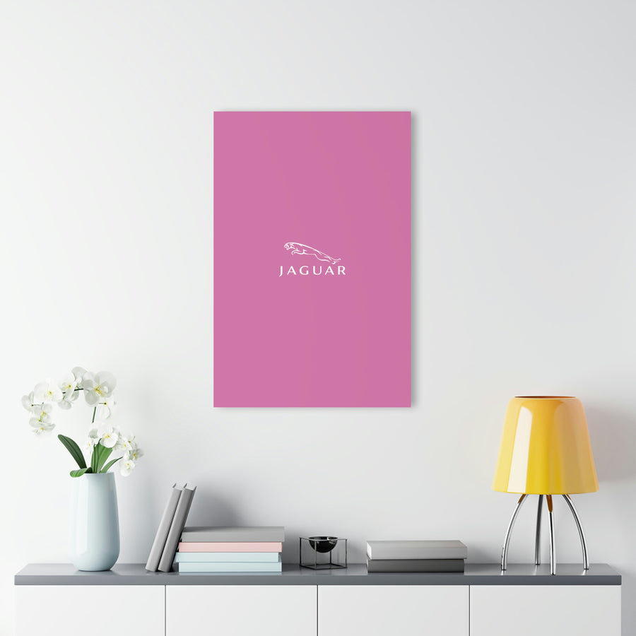 Light Pink Jaguar Acrylic Prints (French Cleat Hanging)™