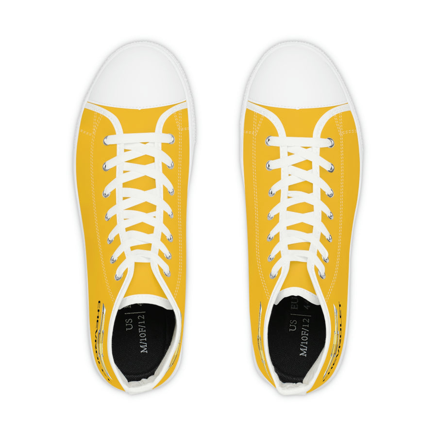 Men's Yellow Chevrolet High Top Sneakers™