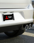 Black Mitsubishi License Plate™